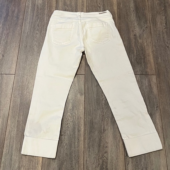 Citizens of Humanity Cropped Jeans Women's Size 29 White Dani Cuffed Bottoms - Picture 6 of 8